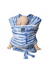 HUG A BUB: Lightweight wrap carrier 100% organic carrier - watercolour blue - Blanket Babies